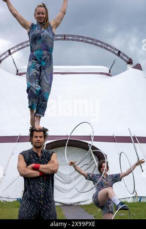 London, UK. 30th May, 2024. The Nose Dive Assembly at Revel Puck Circus, Stratford London UK Credit: Ian Davidson/Alamy Live News Stock Photo