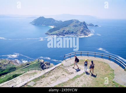 Cies Islands, Islas Atlanticas National Park, Pontevedra province, Galicia, Spain. Stock Photo