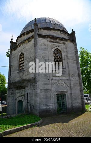 Located in Istanbul, Turkey, the Kara Ahmet Pasha Mosque and Tomb was built in the 16th century by Mimar Sinan. Stock Photo