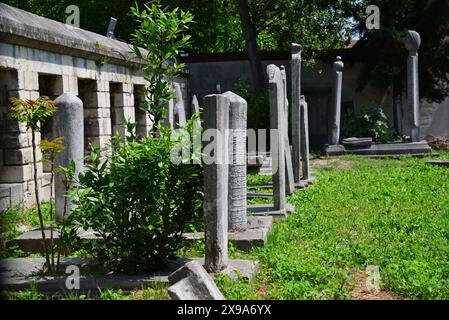 Located in Istanbul, Turkey, the Kara Ahmet Pasha Mosque and Tomb was built in the 16th century by Mimar Sinan. Stock Photo