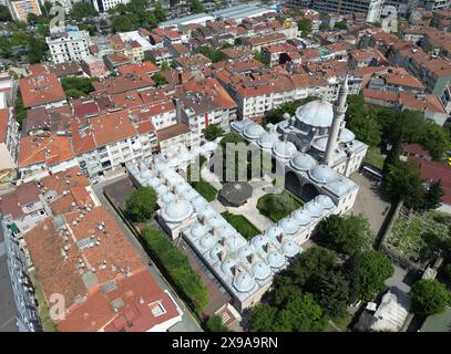 Located in Istanbul, Turkey, the Kara Ahmet Pasha Mosque and Tomb was built in the 16th century by Mimar Sinan. Stock Photo