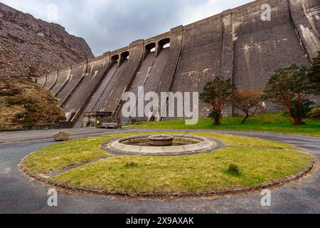 Reservoir Ben Crom Dam Moure Mountains Lake Northern Ireland UK Europe Stock Photo