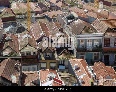 Tightly packed roofs in historic South Street in Nelson City New ...