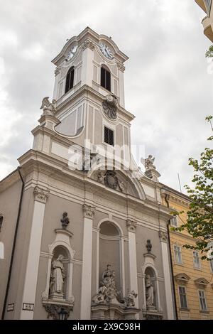 St. Michael's Church at Vaci Street in Budapest, Hungary.Summer season. High quality photo Stock Photo