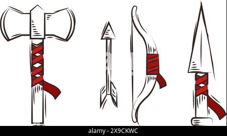 Medieval Weapons Set Stock Vector Image & Art - Alamy