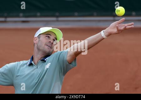 Tommy Paul of USA during day 5 of the 2024 French Open, Roland-Garros 2024, Grand Slam tennis tournament on May 30, 2024 at Roland-Garros stadium in Paris, France Stock Photo