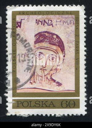 POLAND - CIRCA 1971: stamp printed by Poland, shows St. Anne, circa 1971 Stock Photo