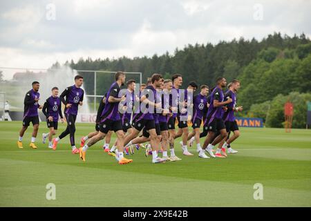 Blankenhain, Germany. 31st May, 2024. Soccer: European Championship ...