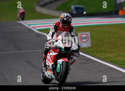 Mugello, Italien. 31st May, 2024. 31.05.2024, Autodromo Internazionale del Mugello, Mugello, MotoGP Italian Grand Prix 2024, in the picture Johann Zarco from France, LCR Honda Credit: dpa/Alamy Live News Stock Photo