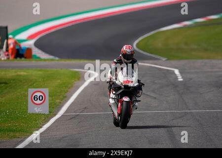 Mugello, Italien. 31st May, 2024. 31.05.2024, Autodromo Internazionale del Mugello, Mugello, MotoGP Italian Grand Prix 2024, in the picture Takaaki Nakagami from Japan, LCR Honda Credit: dpa/Alamy Live News Stock Photo