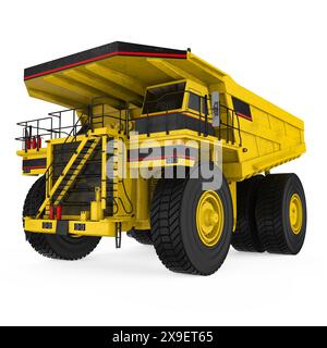 Mining Haul Truck Isolated Stock Photo