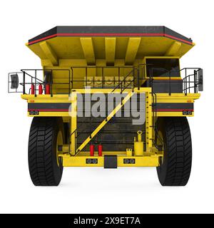 Mining Haul Truck Isolated Stock Photo