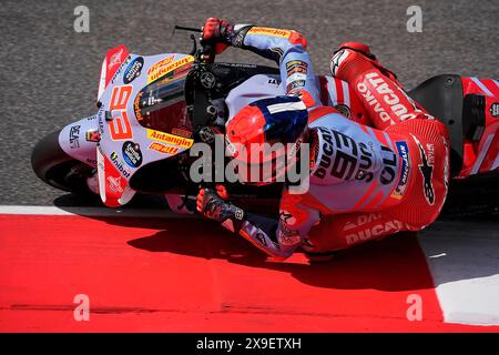 Mugello, Italien. 31st May, 2024. 31.05.2024, Autodromo Internazionale del Mugello, Mugello, MotoGP Italian Grand Prix 2024, in the picture Marc Marquez from Spain, Gresini Racing Credit: dpa/Alamy Live News Stock Photo