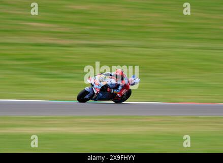 Mugello, Italien. 31st May, 2024. 31.05.2024, Autodromo Internazionale del Mugello, Mugello, MotoGP Italian Grand Prix 2024, in the picture Marc Marquez from Spain, Gresini Racing Credit: dpa/Alamy Live News Stock Photo