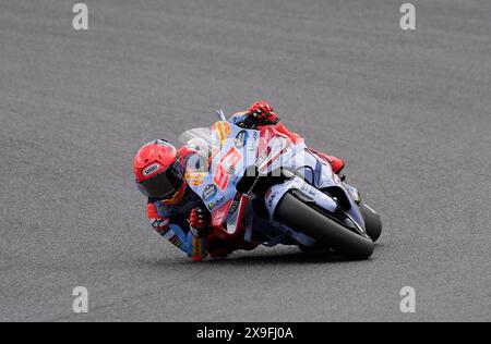 Mugello, Italien. 31st May, 2024. 31.05.2024, Autodromo Internazionale del Mugello, Mugello, MotoGP Italian Grand Prix 2024, in the picture Marc Marquez from Spain, Gresini Racing Credit: dpa/Alamy Live News Stock Photo