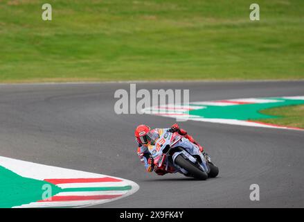 Mugello, Italien. 31st May, 2024. 31.05.2024, Autodromo Internazionale del Mugello, Mugello, MotoGP Italian Grand Prix 2024, in the picture Marc Marquez from Spain, Gresini Racing Credit: dpa/Alamy Live News Stock Photo