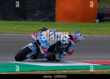 Mugello, Italien. 31st May, 2024. 31.05.2024, Autodromo Internazionale del Mugello, Mugello, MotoGP Italian Grand Prix 2024, in the picture Alex Marquez from Spain, Gresini Racing Credit: dpa/Alamy Live News Stock Photo