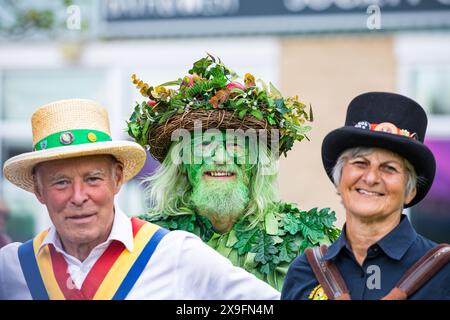 SHEPTON MALLET, SOMERSET, UK, 31st May, 2024, Mendip Morris Men at The Royal Bath and West Show. Credit John Rose/Alamy Live News Stock Photo