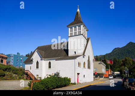 Saint John's Episcopal Church in Ketchikan, the southernmost city of Alaska, USA Stock Photo