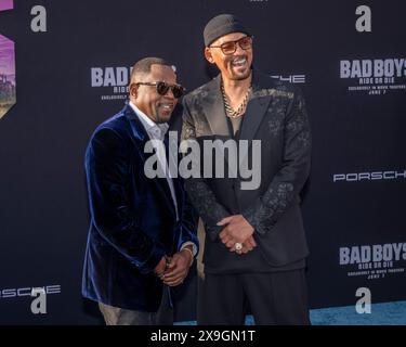 May 30, 2024, Hollywood, California, USA: Martin Lawrence and Will Smith attends the Los Angeles Premiere Of Columbia Pictures' ''Bad Boys: Ride Or Die' (Credit Image: © Billy Bennight/ZUMA Press Wire) EDITORIAL USAGE ONLY! Not for Commercial USAGE! Stock Photo