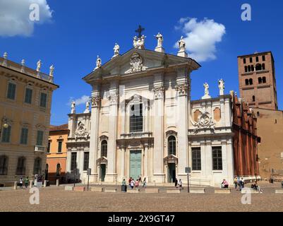 Mantua Cathedral, Italy. Duomo di Mantova Stock Photo