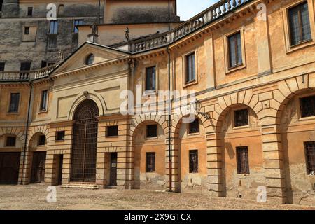 Piazza Santa Barbara, Mantova, Mantua Italy Stock Photo