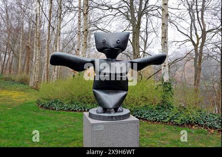 Max Ernst, sculpture, garden, the Louisiana Musem of Modern Art; Copenhagen; Denmark, Stock Photo