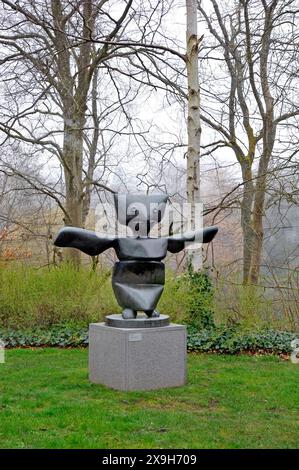 Max Ernst, sculpture, garden, Louisiana Musem of Modern Art; Copenhagen; Denmark, EU Stock Photo