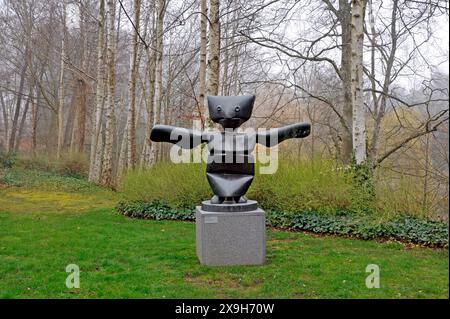 Max Ernst, sculpture, garden, Louisiana Musem of Modern Art; Copenhagen; Denmark, EU Stock Photo