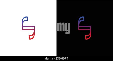 Sophisticated and modern letter S initials logo design Stock Vector