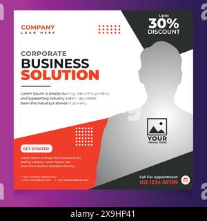 Flyer business template for cover brochure corporate Premium Vector Stock Vector