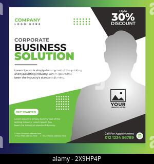 Creative business flyer template set Premium Vector Stock Vector
