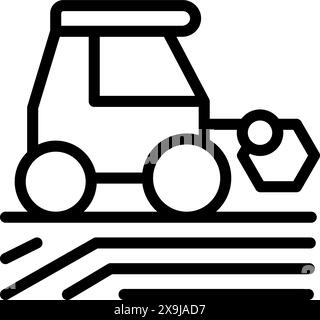 Heavy duty dump truck line drawing Stock Vector Image & Art - Alamy