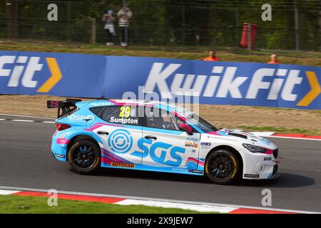 Scott Sumpton - Restart Racing - driving Cupra Leon number 29 in the ...