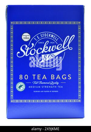 Tesco tea bags Stock Photo