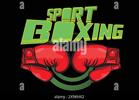 Boxing Glove Logo Fighting Gym, Sport & Fitness Stock Vector