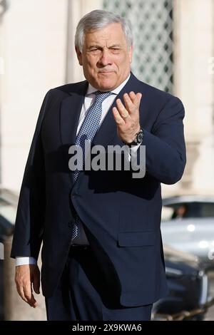 Roma, Italia. 01st June, 2024. Antonio Tajani al ricevimento del Quirinale per la Festa della Repubblica - Politica - Roma, Italia - Sabato, 01 Giugno 2024 (foto Cecilia Fabiano/LaPresse) Antonio Tajani at the official reception for the Anniversary of Republic organized at Quirinal Palace - Politics - Rome, Italy - Saturday, 01 June 2024 (photo Cecilia Fabiano/LaPresse) Credit: LaPresse/Alamy Live News Stock Photo