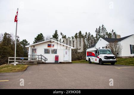 Post office on the Trans-Canada highway in Crapaud, Prince Edward Island, Canada Stock Photo
