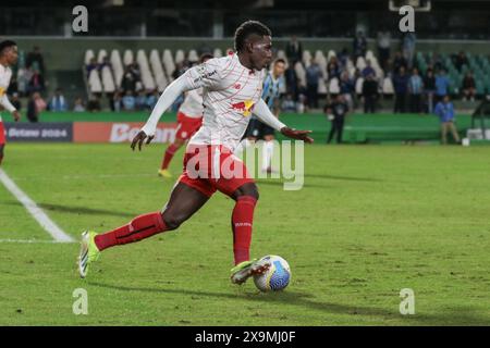 Curitiba, Brazil. 01st June, 2024. PR - CURITIBA - 06/01/2024 - BRAZILIAN A 2024, GREMIO x BRAGANTINO - Henry Mosquera player from Bragantino during a match against Gremio at the Couto Pereira stadium for the Brazilian A 2024 championship. Photo: Robson Mafra/AGIF (Photo by Robson Mafra/AGIF/Sipa USA) Credit: Sipa USA/Alamy Live News Stock Photo