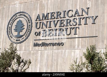 The new American University of Beirut – Mediterraneo Campus, Paphos, Republic of Cyprus. Stock Photo