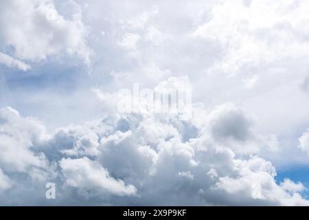 Sky with huge clouds before rain Stock Photo