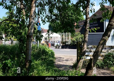 fordwich village in sturry,city of canterbury,kent,uk june 2024 Stock Photo