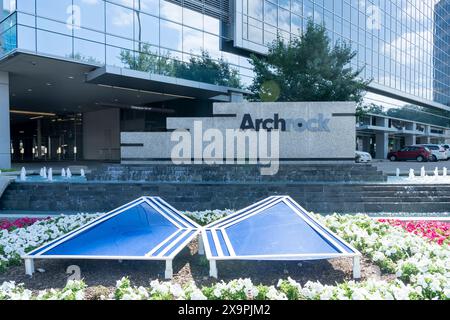 Houston, Texas, USA - April 14, 2024: Archrock Corporate Headquarters in Houston, Texas, USA Stock Photo