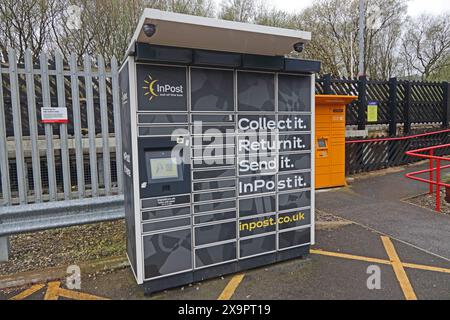 Inpost and Amazon Parcel collection points Stock Photo - Alamy