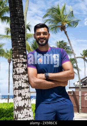 Bridgetown, Barbados. 02nd June, 2024. The Scotland team have arrived in Bridgetown, Barbados and prepare to take on England on Tuesday 4th June in their opening match of the 2024 ICC T20 World Cup. Credit: Ian Jacobs/Alamy Live News Stock Photo