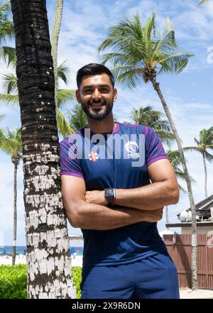 Bridgetown, Barbados. 02nd June, 2024. The Scotland team have arrived in Bridgetown, Barbados and prepare to take on England on Tuesday 4th June in their opening match of the 2024 ICC T20 World Cup. Credit: Ian Jacobs/Alamy Live News Stock Photo