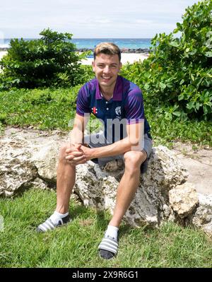 Bridgetown, Barbados. 02nd June, 2024. The Scotland team have arrived in Bridgetown, Barbados and prepare to take on England on Tuesday 4th June in their opening match of the 2024 ICC T20 World Cup Credit: Ian Jacobs/Alamy Live News Stock Photo