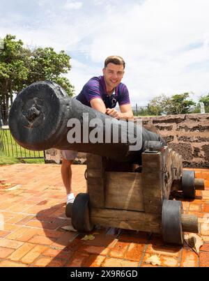 Bridgetown, Barbados. 02nd June, 2024. The Scotland team have arrived in Bridgetown, Barbados and prepare to take on England on Tuesday 4th June in their opening match of the 2024 ICC T20 World Cup Credit: Ian Jacobs/Alamy Live News Stock Photo