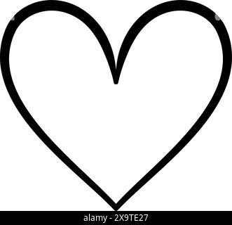 love feelings line icon, outline symbol, vector illustration, concept ...