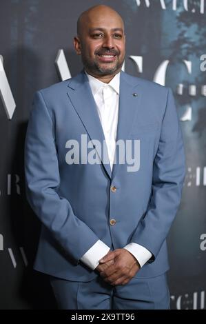 Ashwin Rajan (L) attends world premiere of Knock at the Cabin at Jazz ...